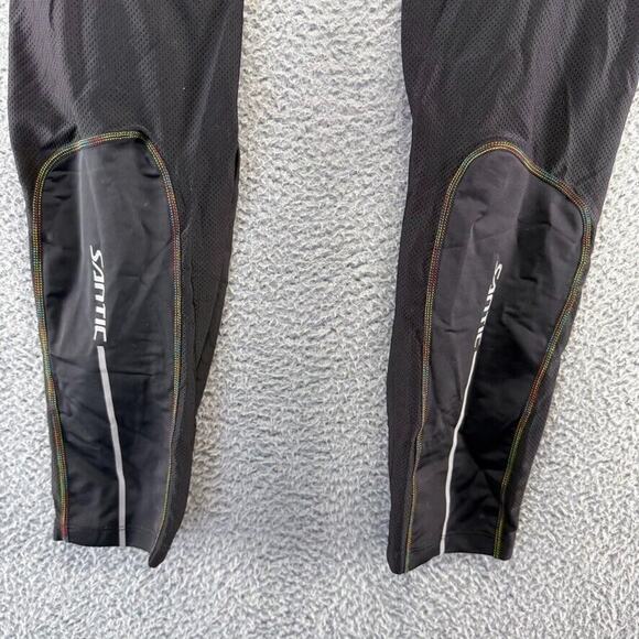 Santic Cycling Pants Women's 2XL Black Colorful Padded Compression Training - Picture 6 of 10
